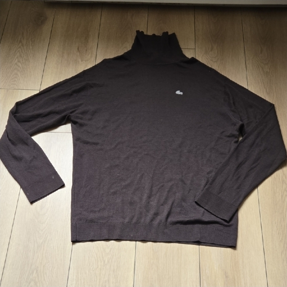 Lacoste Men's Wool Turtleneck Sweater Sz 5 (L)